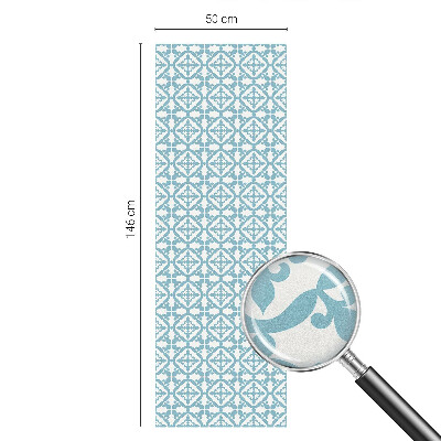 Pellicola per vetri privacy Ornamenti blu