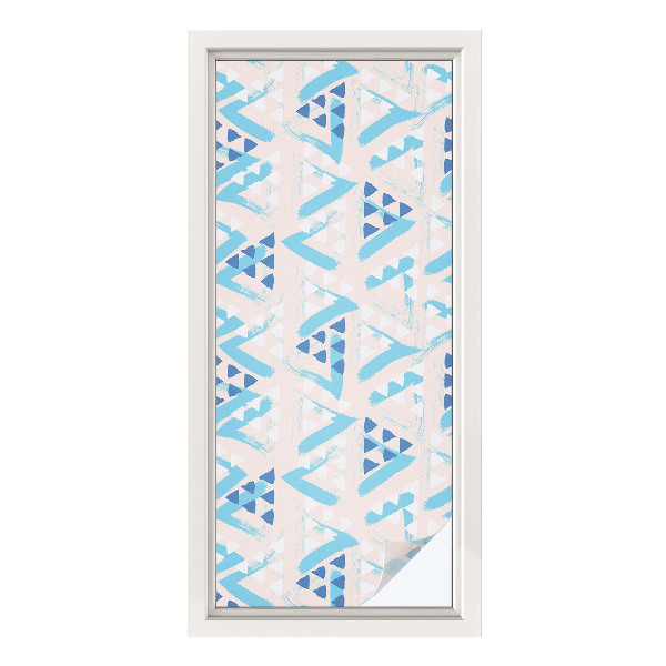 Pellicola adesiva effetto vetrata colorata Motivi geometrici