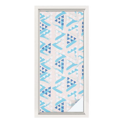 Pellicola adesiva effetto vetrata colorata Motivi geometrici