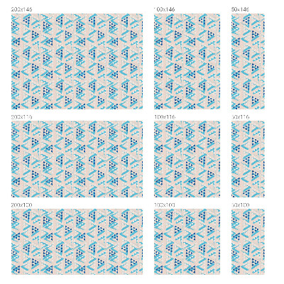 Pellicola adesiva effetto vetrata colorata Motivi geometrici