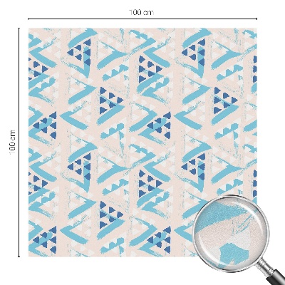 Pellicola adesiva effetto vetrata colorata Motivi geometrici