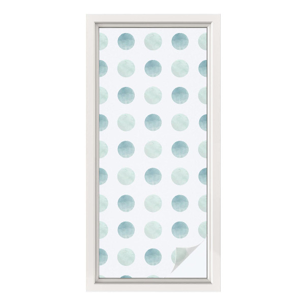 Pellicola per vetri privacy Cerchi delicati