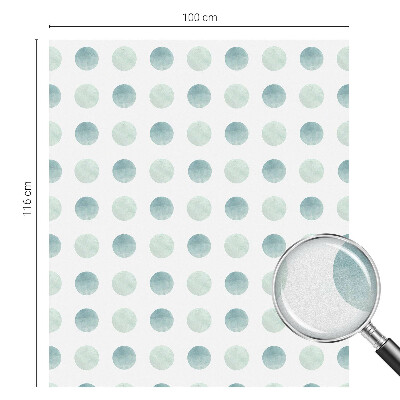 Pellicola per vetri privacy Cerchi delicati