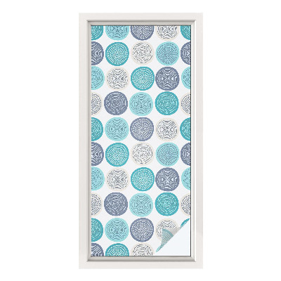 Pellicola per vetri privacy Cerchi geometrici