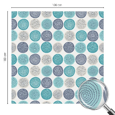 Pellicola per vetri privacy Cerchi geometrici