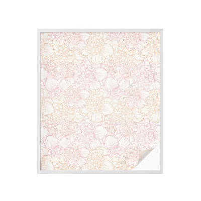 Pellicola adesiva effetto vetrata colorata Eleganza floreale