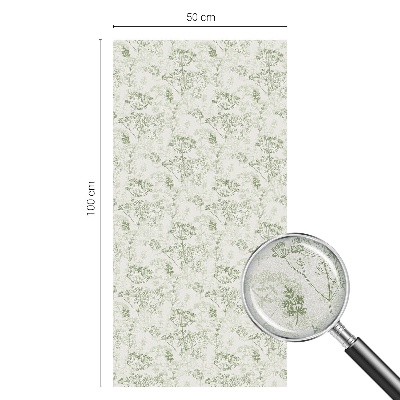 Pellicola per vetri effetto vetrata Motivo botanico