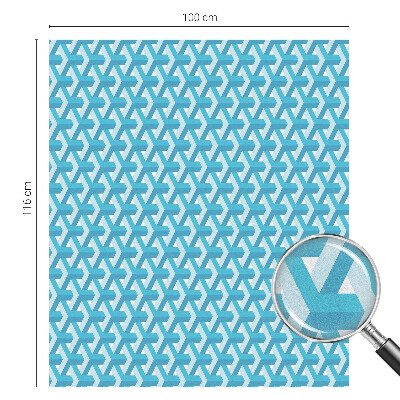 Pellicola per vetri effetto ghiaccio colorato Cubi geometrici