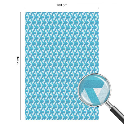 Pellicola per vetri effetto ghiaccio colorato Cubi geometrici