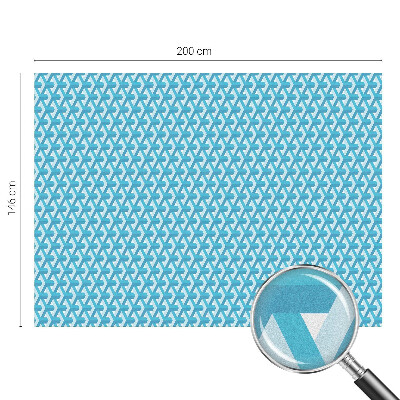 Pellicola per vetri effetto ghiaccio colorato Cubi geometrici