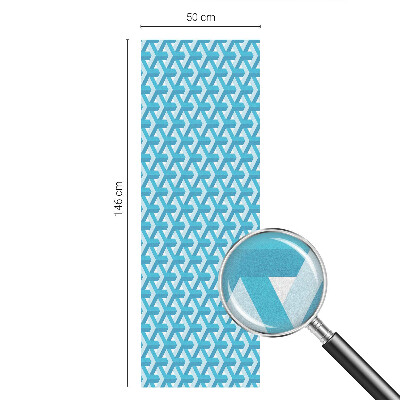 Pellicola per vetri effetto ghiaccio colorato Cubi geometrici