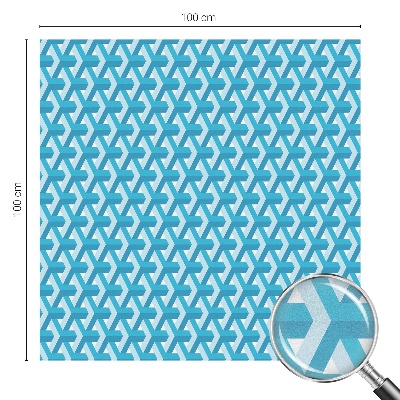 Pellicola per vetri effetto ghiaccio colorato Cubi geometrici