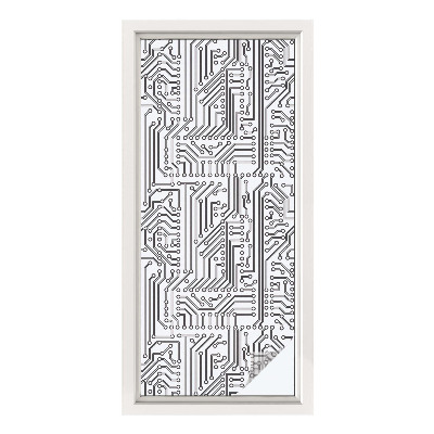 Pellicola adesiva effetto vetrata colorata Tema tecnico