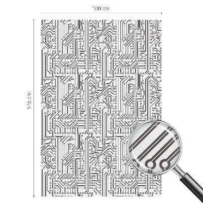 Pellicola adesiva effetto vetrata colorata Tema tecnico