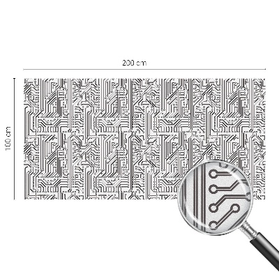 Pellicola adesiva effetto vetrata colorata Tema tecnico