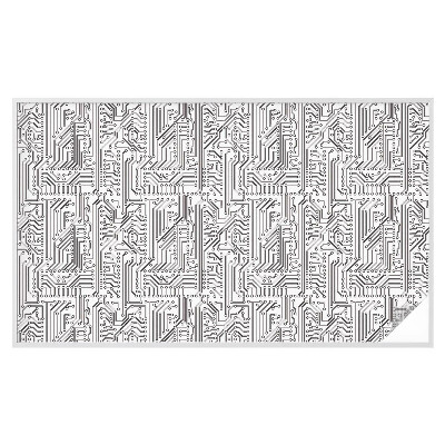 Pellicola adesiva effetto vetrata colorata Tema tecnico