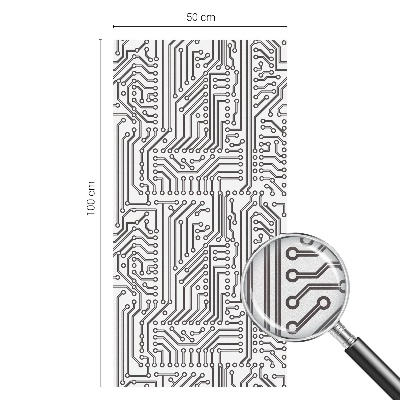 Pellicola adesiva effetto vetrata colorata Tema tecnico
