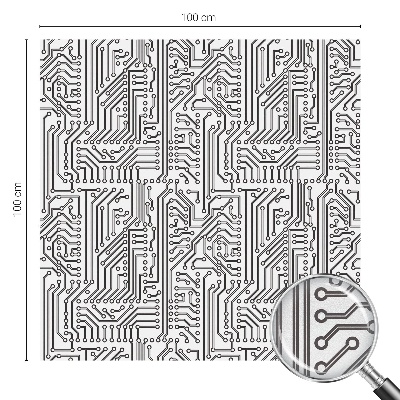 Pellicola adesiva effetto vetrata colorata Tema tecnico