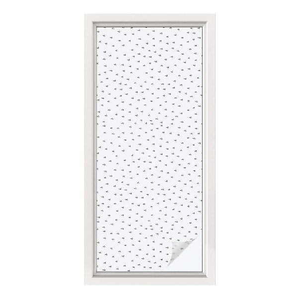 Pellicola adesiva effetto vetrata colorata Triangoli geometrici