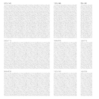 Pellicola adesiva effetto vetrata colorata Triangoli geometrici