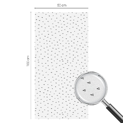 Pellicola adesiva effetto vetrata colorata Triangoli geometrici