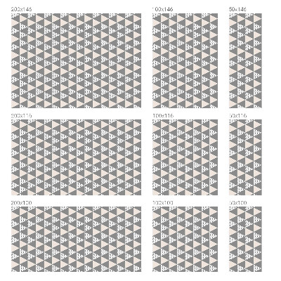 Pellicola per vetri effetto ghiaccio colorato Geometria moderna