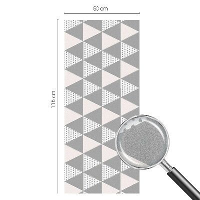 Pellicola per vetri effetto ghiaccio colorato Geometria moderna