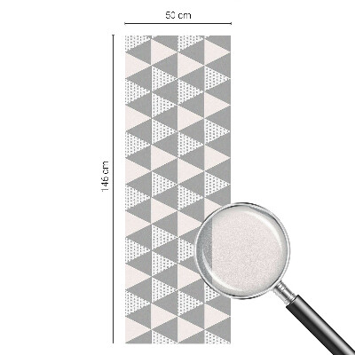 Pellicola per vetri effetto ghiaccio colorato Geometria moderna