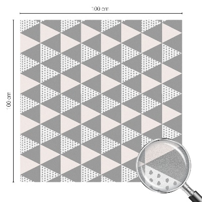 Pellicola per vetri effetto ghiaccio colorato Geometria moderna
