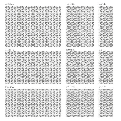 Pellicola per vetri effetto vetrata Linee minimaliste