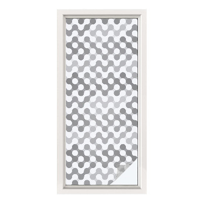 Pellicola adesiva effetto vetrata colorata Geometria delle onde