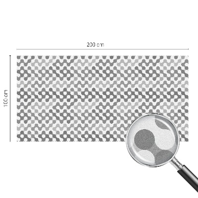 Pellicola adesiva effetto vetrata colorata Geometria delle onde