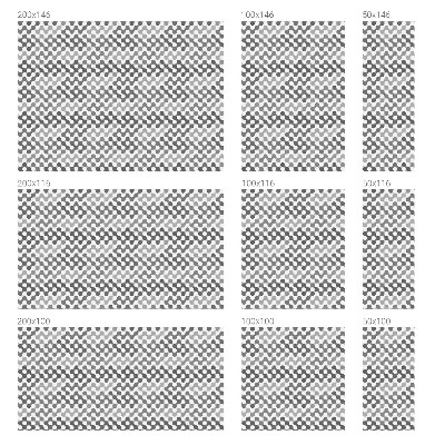 Pellicola adesiva effetto vetrata colorata Geometria delle onde