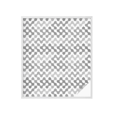 Pellicola adesiva effetto vetrata colorata Geometria delle onde