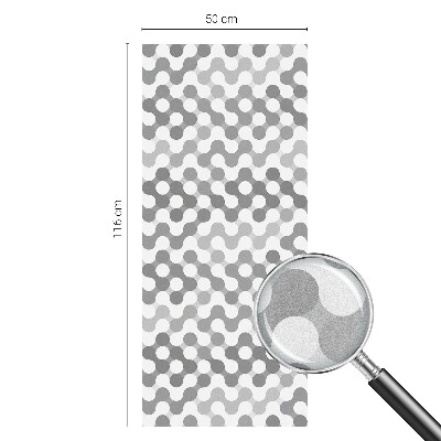 Pellicola adesiva effetto vetrata colorata Geometria delle onde