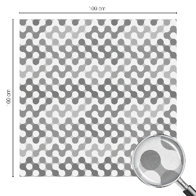 Pellicola adesiva effetto vetrata colorata Geometria delle onde
