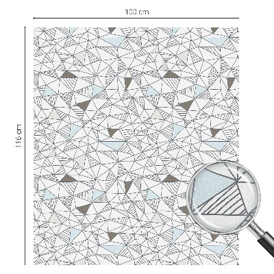 Pellicola per vetri effetto ghiaccio colorato Forme astratte