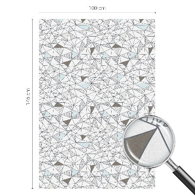 Pellicola per vetri effetto ghiaccio colorato Forme astratte