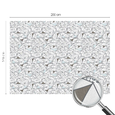 Pellicola per vetri effetto ghiaccio colorato Forme astratte