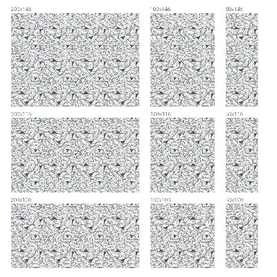 Pellicola per vetri effetto ghiaccio colorato Forme astratte