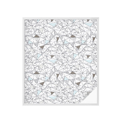 Pellicola per vetri effetto ghiaccio colorato Forme astratte