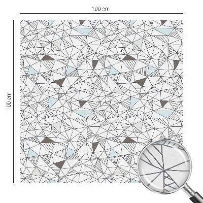 Pellicola per vetri effetto ghiaccio colorato Forme astratte