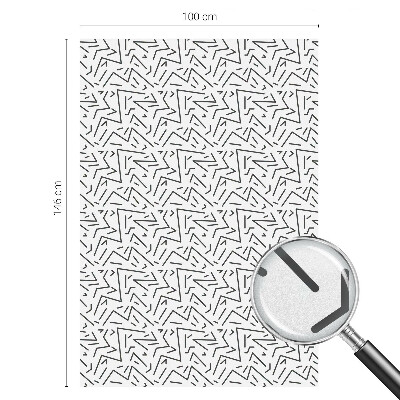 Pellicola decorativa per vetri Zigzag astratti