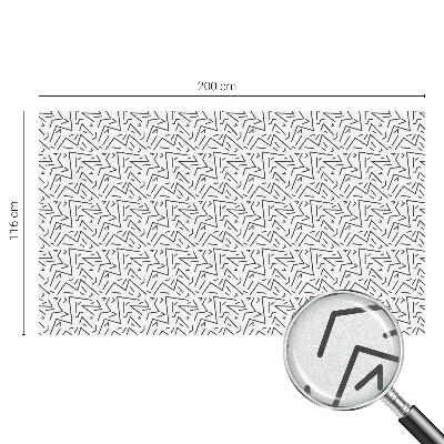 Pellicola decorativa per vetri Zigzag astratti