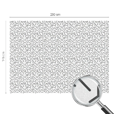 Pellicola decorativa per vetri Zigzag astratti