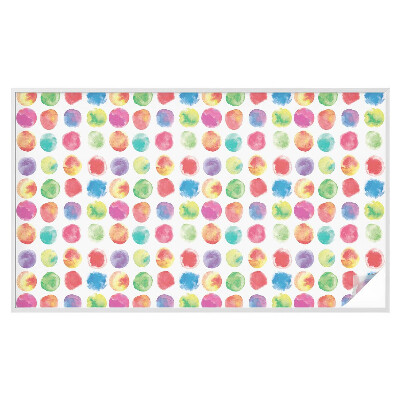 Pellicola per vetri effetto vetrata Cerchi colorati