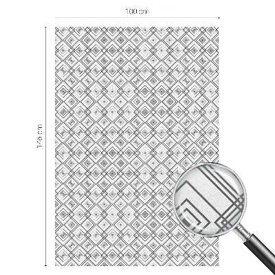 Pellicola per vetri effetto ghiaccio colorato Armonia rombica