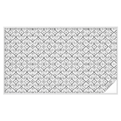 Pellicola per vetri effetto ghiaccio colorato Armonia rombica