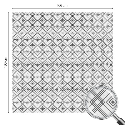 Pellicola per vetri effetto ghiaccio colorato Armonia rombica