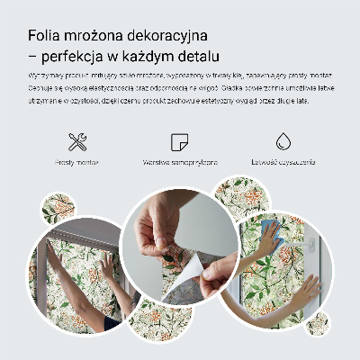 Pellicola per vetri privacy Motivo a piastrelle